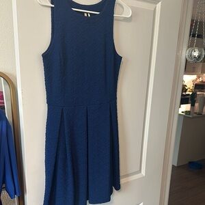 Blue Sleeveless Dress